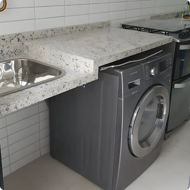 Bancada de cozinha em pedra